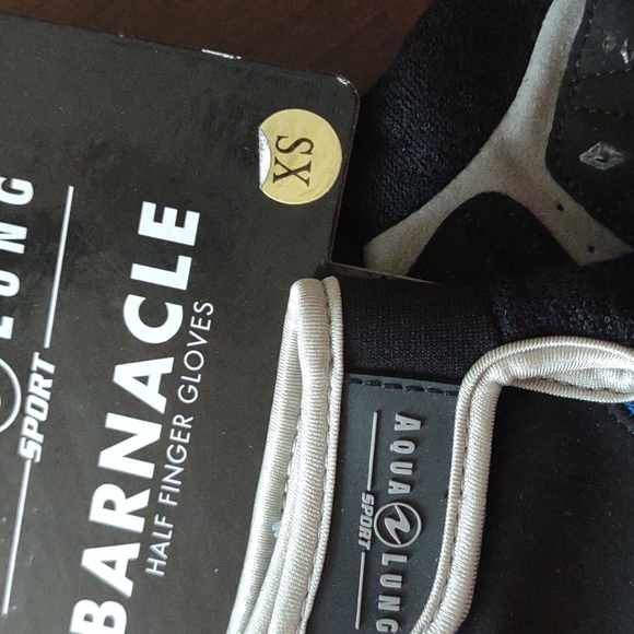 Barnacle half finger gloves Aqua Lung Sport Men's XS  NWT - Picture 3 of 8